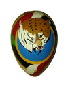 Peinture Tembe sur Calebasse 1 Motif Tigre