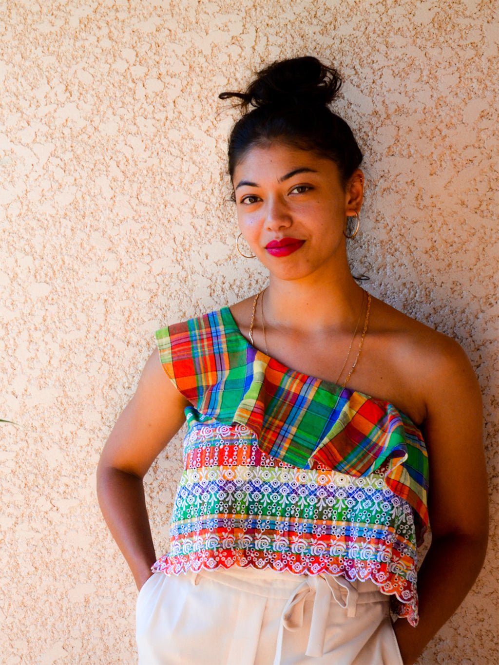 Haut Femme Madras Reverie par Amapola